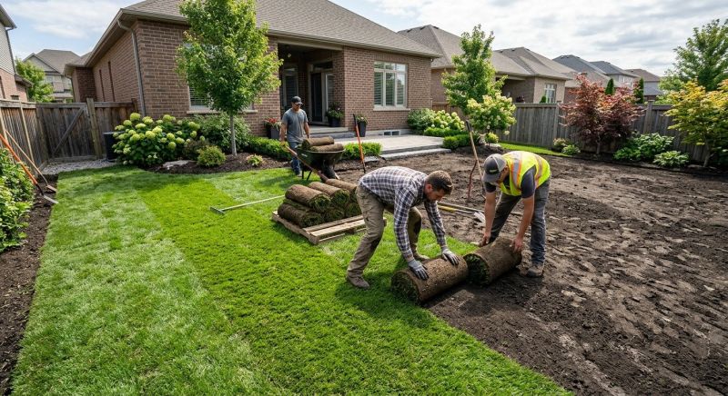 Bentgrass Sod Installation in Rockwall, TX