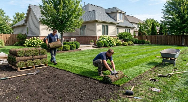 Bermuda Grass Installation in Aiken, SC