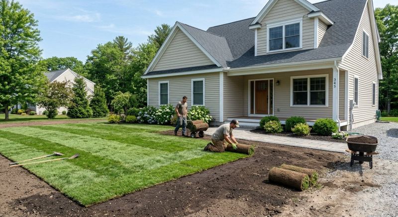 Bluegrass Sod Installation in Ventura County, CA