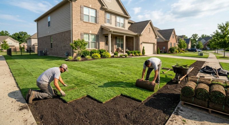 Ryegrass Sod Installation in Rockwall, TX