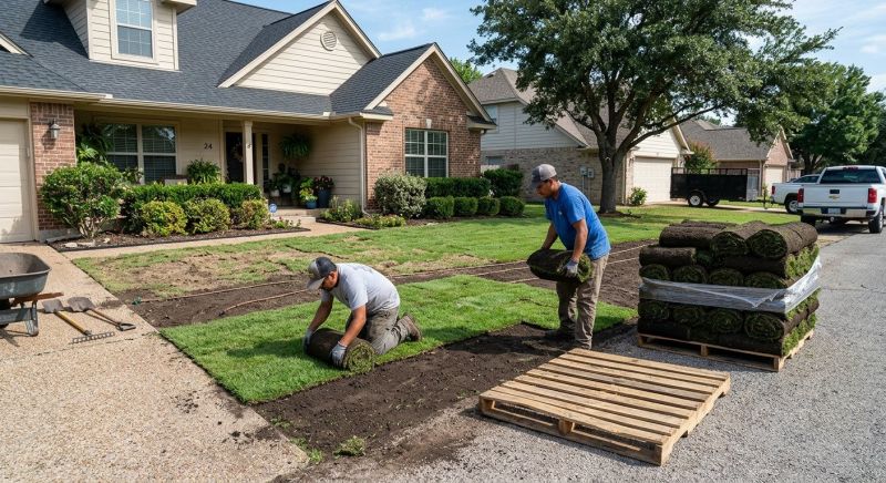 Ryegrass Sod Installation in Aiken, SC