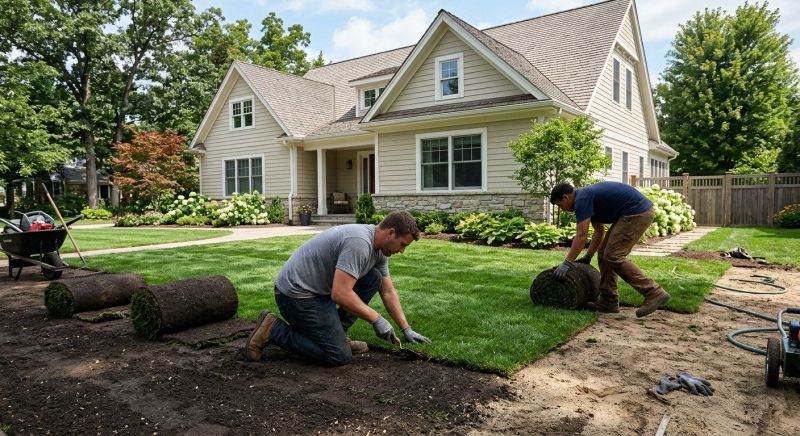 Yard Sodding in Rockwall, TX